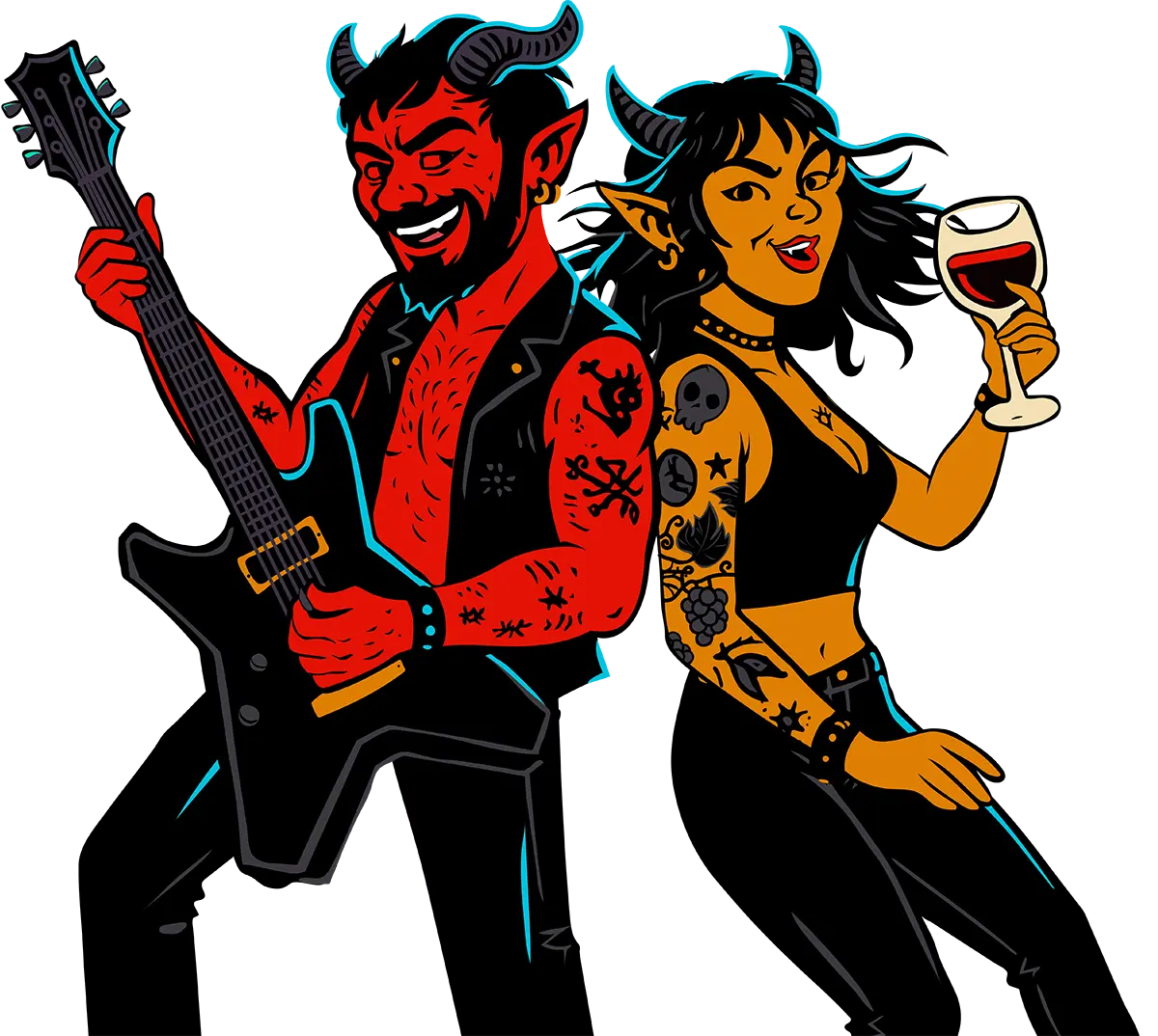 Mascottes Bourg d'Hell